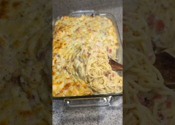 Creamy Chicken Spaghetti Casserole
